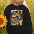 Kids I'm Ready To Crush Kindergarten Shirt Back To School Boy Graphic Toddler Sweatshirt Kids I'm Ready To Crush Kindergarten Shirt Back To School Boy Graphic Toddler Sweatshirt