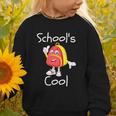 Kids School's Cool Saying Back To School For Kids Graphic Toddler Sweatshirt Kids School's Cool Saying Back To School For Kids Graphic Toddler Sweatshirt