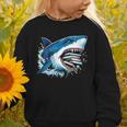 Kids Shark With School Books Back To School Shark Lovers Graphic Toddler Sweatshirt Kids Shark With School Books Back To School Shark Lovers Graphic Toddler Sweatshirt