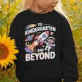 To Kindergarten And Beyond Astronaut Back To School Graphic Toddler Sweatshirt