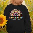 Kindergarten Dream Team Rainbow Welcome Back To School Graphic Toddler Sweatshirt Kindergarten Dream Team Rainbow Welcome Back To School Graphic Toddler Sweatshirt