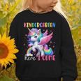 Kindergarten Here I Come Unicorn Girls Kids Back To School Graphic Toddler Sweatshirt Kindergarten Here I Come Unicorn Girls Kids Back To School Graphic Toddler Sweatshirt