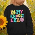 In My Knights Era Back To School Spirit Game Retro Groovy Graphic Toddler Sweatshirt