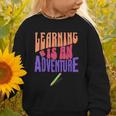 Learning Back To School Is a Motivational Graphic Toddler Sweatshirt Learning Back To School Is a Motivational Graphic Toddler Sweatshirt