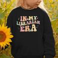 In My Librarian Era Retro Back To School Bookworm Book Lover Graphic Toddler Sweatshirt In My Librarian Era Retro Back To School Bookworm Book Lover Graphic Toddler Sweatshirt