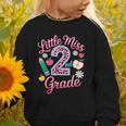 Little Miss 2nd Grade Grader Girls 1st Day Back To School Graphic Toddler Sweatshirt Little Miss 2nd Grade Grader Girls 1st Day Back To School Graphic Toddler Sweatshirt