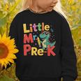 Little Mr Pre-K Dino Back To School Graphic Toddler Sweatshirt