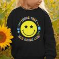 Living That 10th Grade Life Fun Back To School Supply Smile Graphic Toddler Sweatshirt