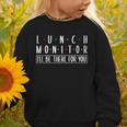 Lunch Monitor School Cafeteria Back To School Canteen Graphic Toddler Sweatshirt Lunch Monitor School Cafeteria Back To School Canteen Graphic Toddler Sweatshirt