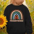 Math Interventionist Rainbow Appreciation Day Back To School Graphic Toddler Sweatshirt