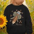 Melanin Pencil Leopard Bow Para Back To School Graphic Toddler Sweatshirt Melanin Pencil Leopard Bow Para Back To School Graphic Toddler Sweatshirt