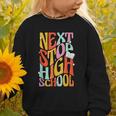 Middle School Gradution Back To School Next Stop High School Graphic Toddler Sweatshirt