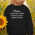 Mom Middle School Mama Mother Back To School Sarcastic Graphic Toddler Sweatshirt