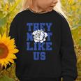 Not Like Bulldog Back To School Spirit B Graphic Toddler Sweatshirt Not Like Bulldog Back To School Spirit B Graphic Toddler Sweatshirt
