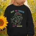 Off To Teach Fifth Grade Alligator Back To School Graphic Toddler Sweatshirt Off To Teach Fifth Grade Alligator Back To School Graphic Toddler Sweatshirt
