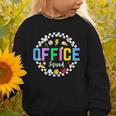 Office Squad Back To School Happy First Day Of School Graphic Toddler Sweatshirt Office Squad Back To School Happy First Day Of School Graphic Toddler Sweatshirt