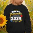 Official Kindergartener Future Class Of 2039 Back To School Graphic Toddler Sweatshirt Official Kindergartener Future Class Of 2039 Back To School Graphic Toddler Sweatshirt