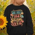 Oh Hey First Grade Cutie Back To School Graphic Toddler Sweatshirt Oh Hey First Grade Cutie Back To School Graphic Toddler Sweatshirt