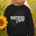 Panthers Cheer Back To School Cheerleading Team Spirit Graphic Toddler Sweatshirt Panthers Cheer Back To School Cheerleading Team Spirit Graphic Toddler Sweatshirt