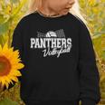 Panthers Volleyball Back To School Spirit Graphic Toddler Sweatshirt Panthers Volleyball Back To School Spirit Graphic Toddler Sweatshirt