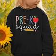 Pre-K Squad Tshirt Pre-K Back To School Graphic Toddler Sweatshirt