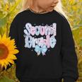 Preppy Second Grade First Day Back To School 2nd Grade Bow Graphic Toddler Sweatshirt Preppy Second Grade First Day Back To School 2nd Grade Bow Graphic Toddler Sweatshirt
