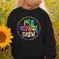 Preschool Crew Team Back To School First Day Of School Graphic Toddler Sweatshirt Preschool Crew Team Back To School First Day Of School Graphic Toddler Sweatshirt