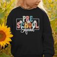 Preschool Squad Back To School Preschool Crew Graphic Toddler Sweatshirt Preschool Squad Back To School Preschool Crew Graphic Toddler Sweatshirt