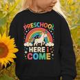 Preschool Here I Come Unicorn Back To School Preschool Girls Graphic Toddler Sweatshirt Preschool Here I Come Unicorn Back To School Preschool Girls Graphic Toddler Sweatshirt
