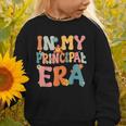 In My Principal Era Retro Groovy Back To School Principal Graphic Toddler Sweatshirt In My Principal Era Retro Groovy Back To School Principal Graphic Toddler Sweatshirt