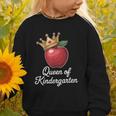 Queen Of Kindergarten Graduation Back To School Girl Graphic Toddler Sweatshirt Queen Of Kindergarten Graduation Back To School Girl Graphic Toddler Sweatshirt