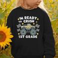 Im Ready To Crush 1st Grade Boy Monster Truck Back To School Graphic Toddler Sweatshirt Im Ready To Crush 1st Grade Boy Monster Truck Back To School Graphic Toddler Sweatshirt