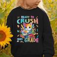 Ready To Crush 2nd Grade Back To School 2nd Grade Cat Kitten Graphic Toddler Sweatshirt Ready To Crush 2nd Grade Back To School 2nd Grade Cat Kitten Graphic Toddler Sweatshirt