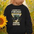 Ready To Crush Kindergarten Monster Truck Boy Back To School Graphic Toddler Sweatshirt Ready To Crush Kindergarten Monster Truck Boy Back To School Graphic Toddler Sweatshirt