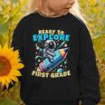 Ready To Explore 1st Grade Kids Astronaut Back To School Graphic Toddler Sweatshirt Ready To Explore 1st Grade Kids Astronaut Back To School Graphic Toddler Sweatshirt