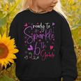 Ready To Sparkle 6th Grade Back To School For Girls Graphic Toddler Sweatshirt