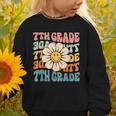 Retro 7th Grade Daisy Colorful Back To School Seventh Grade Graphic Toddler Sweatshirt Retro 7th Grade Daisy Colorful Back To School Seventh Grade Graphic Toddler Sweatshirt