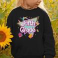 Retro 90s 5th Grade Back To School First Day Of Fifth Grade Graphic Toddler Sweatshirt Retro 90s 5th Grade Back To School First Day Of Fifth Grade Graphic Toddler Sweatshirt