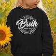 Retro Bruh Its My First Day Of 1st Grade Back To School Kids Graphic Toddler Sweatshirt