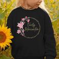 Retro Floral Early Intervention Specialist Back To School Graphic Toddler Sweatshirt Retro Floral Early Intervention Specialist Back To School Graphic Toddler Sweatshirt