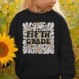 Retro Flower Power Squared Fifth 5th Grade Back To School Graphic Toddler Sweatshirt Retro Flower Power Squared Fifth 5th Grade Back To School Graphic Toddler Sweatshirt
