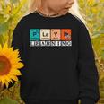 Retro Play Is Learning Back To School First Day Of School Graphic Toddler Sweatshirt