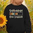 Retro Sophomore Now Loading 2028 High School Back To School Graphic Toddler Sweatshirt