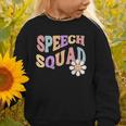 Retro Speech Squad Back To School Speech Therapist SLP Graphic Toddler Sweatshirt Retro Speech Squad Back To School Speech Therapist SLP Graphic Toddler Sweatshirt