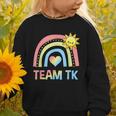 Retro Team TK Back To School Transitional Kindergarten Graphic Toddler Sweatshirt Retro Team TK Back To School Transitional Kindergarten Graphic Toddler Sweatshirt