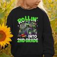 Rollin' Into 2nd Grade Monster Truck Back To School Boys Graphic Toddler Sweatshirt Rollin' Into 2nd Grade Monster Truck Back To School Boys Graphic Toddler Sweatshirt