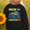 Rollin' Into Kindergarten Monster Car Back To School Boys Graphic Toddler Sweatshirt Rollin' Into Kindergarten Monster Car Back To School Boys Graphic Toddler Sweatshirt