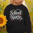 School Nurse Back To School Nurse Life Graphic Toddler Sweatshirt
