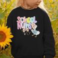 School Nurse Back To School Silly School Nurse Goose Graphic Toddler Sweatshirt