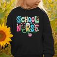 School Nurse Colorful Costume Back To School Nursing Job Graphic Toddler Sweatshirt School Nurse Colorful Costume Back To School Nursing Job Graphic Toddler Sweatshirt